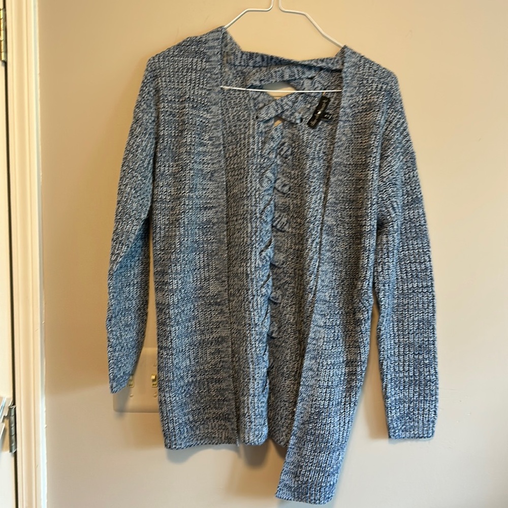 Blue Cardigan